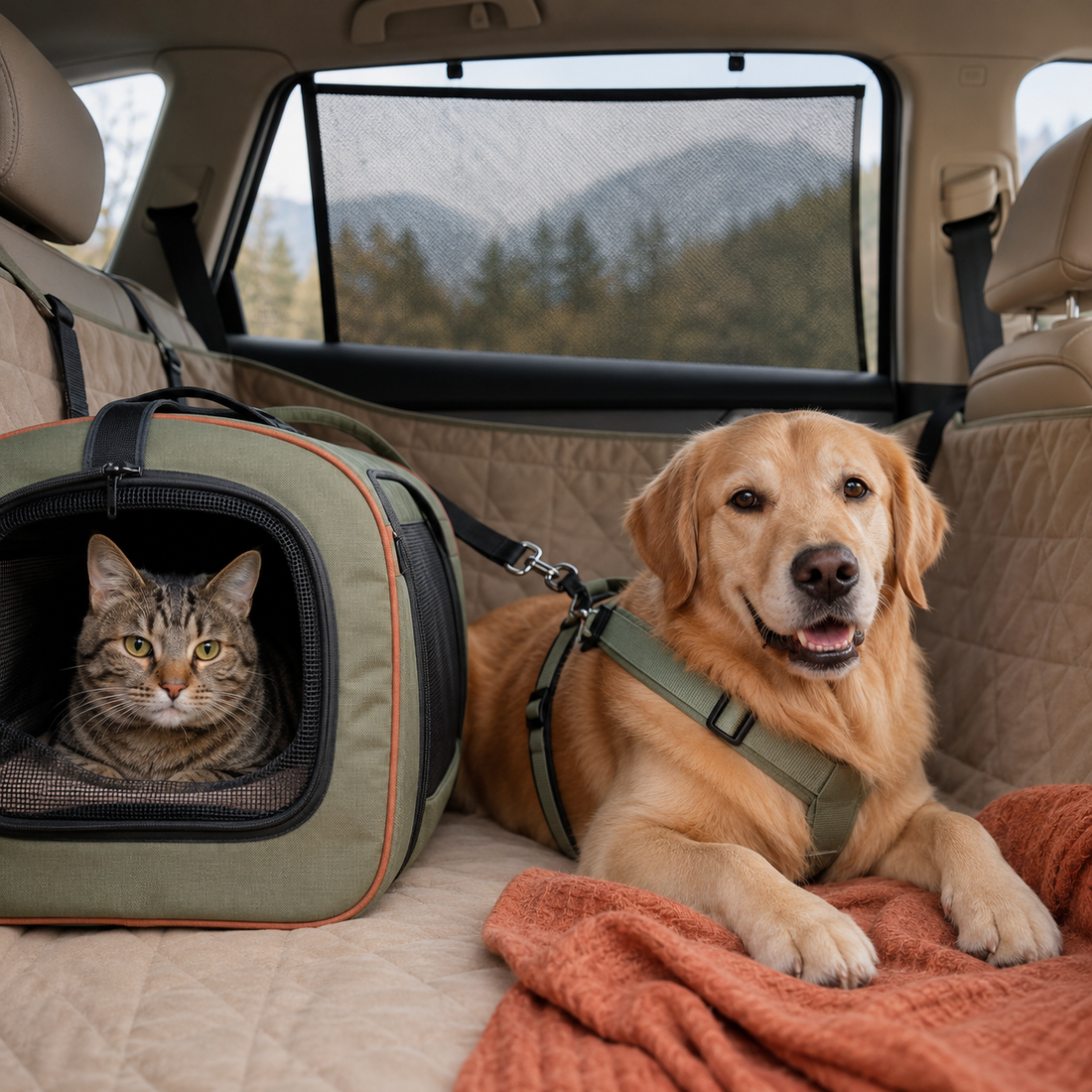 Car Safety & Comfort for Pets: Restraints, Temperature, and Stress-Reducing Travel Habits