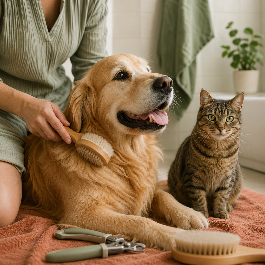 Complete Guide to Safe Pet Grooming at Home: Coat, Skin, Nails, and Calm Handling