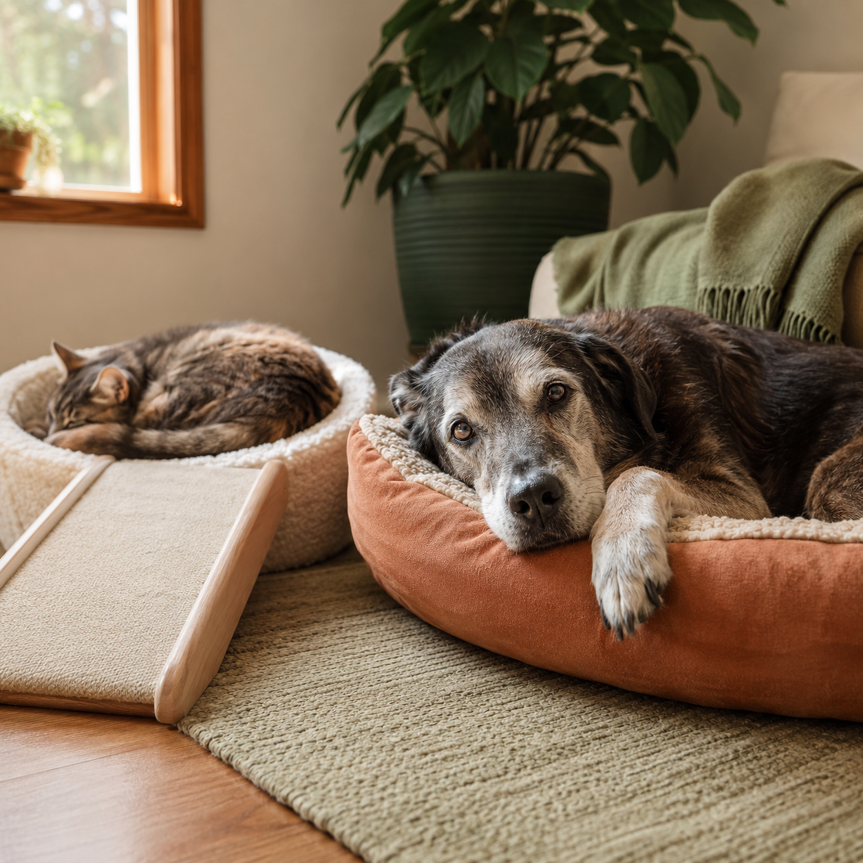 Home Setup for Aging Pets: Room-by-Room Comfort, Safety, and Easy Access