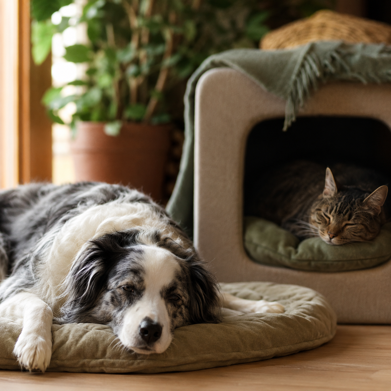 Reducing At-Home Anxiety in Dogs & Cats: A Calm Home Toolkit Backed by Veterinary Guidance