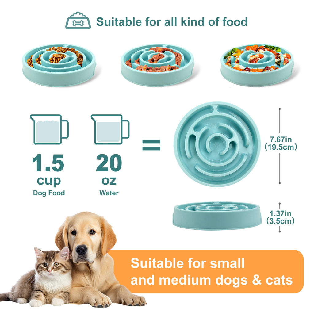 Silicone Slow Feeder Dog Bowl Anti-Choking Puzzle