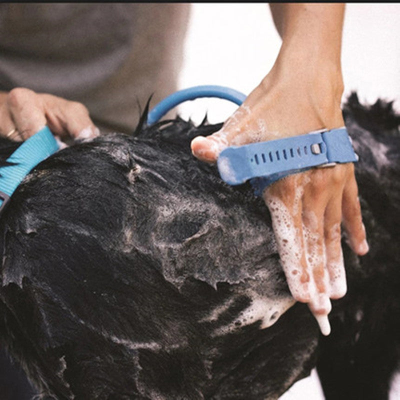 Dog Bath Brush Sprayer With Massage Shower Tool