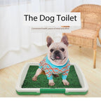 Indoor Dog Grass Patch Potty Trainer Three-Layer Tray