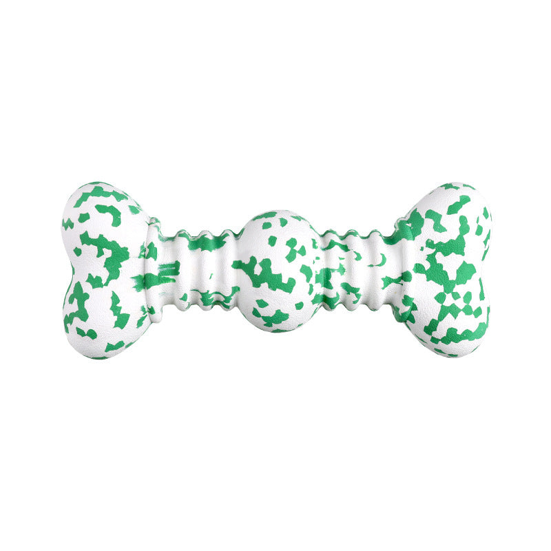 Indestructible Natural Rubber Bone Toy For Aggressive Chewers