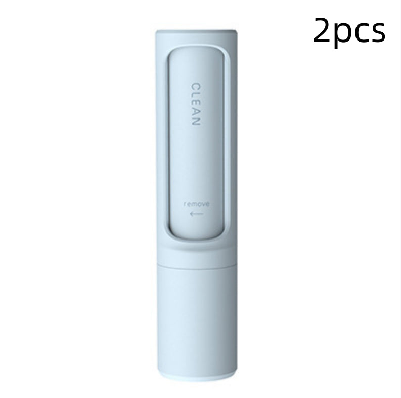 Reusable 2-in-1 Pet Hair Remover Brush Self-Cleaning