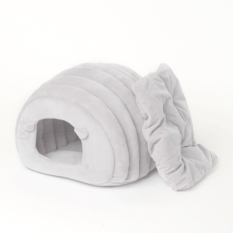Winter Cave Cat Bed Warm Enclosed Nest For Cats