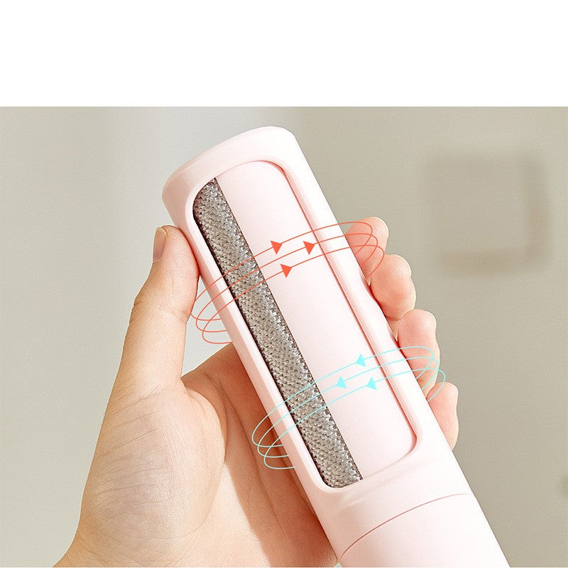 Reusable 2-in-1 Pet Hair Remover Brush Self-Cleaning