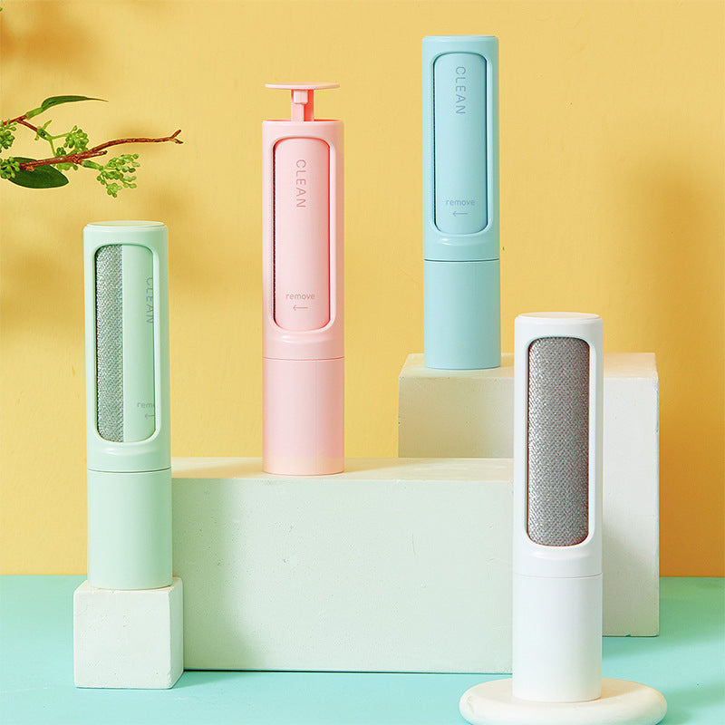 Reusable 2-in-1 Pet Hair Remover Brush Self-Cleaning