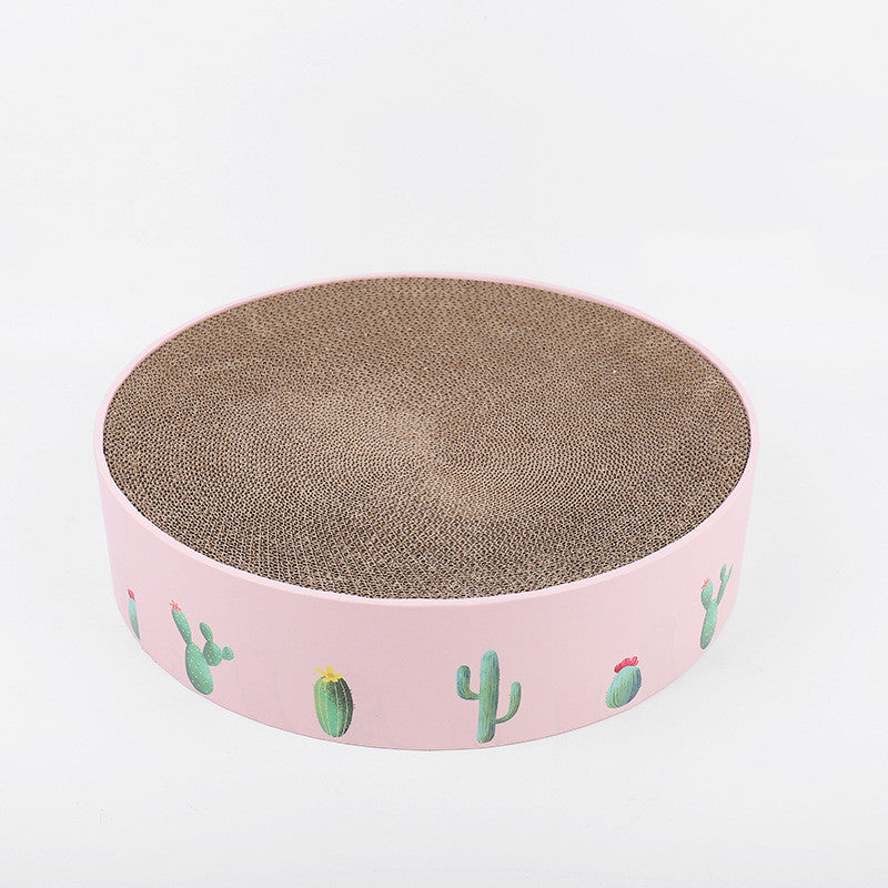 Round Corrugated Cat Scratch Board Bed Three Sizes