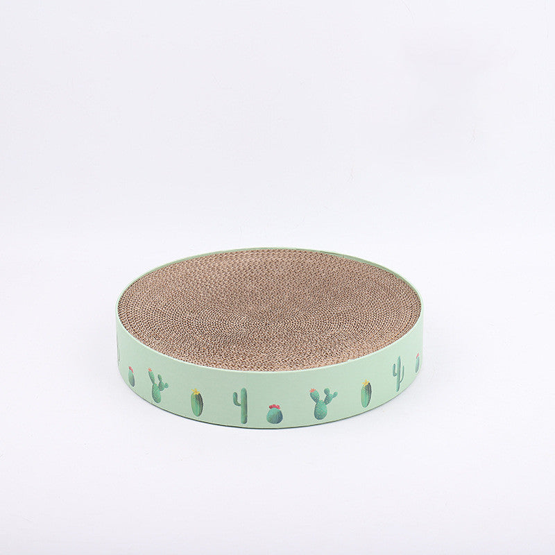 Round Corrugated Cat Scratch Board Bed Three Sizes