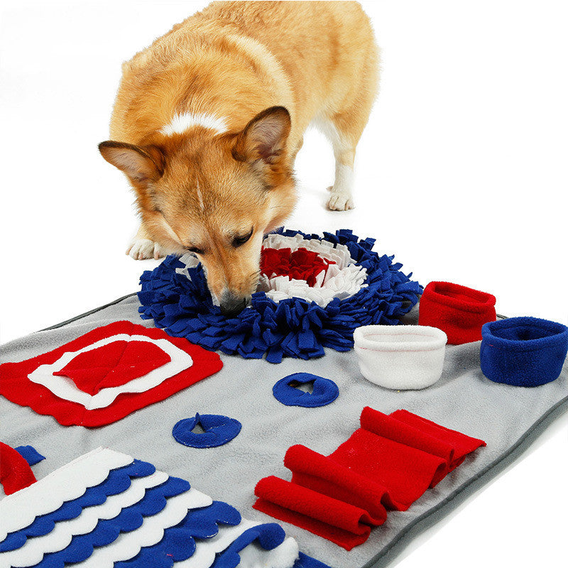 Dog Snuffle Mat Interactive Nose Work Foraging Toy