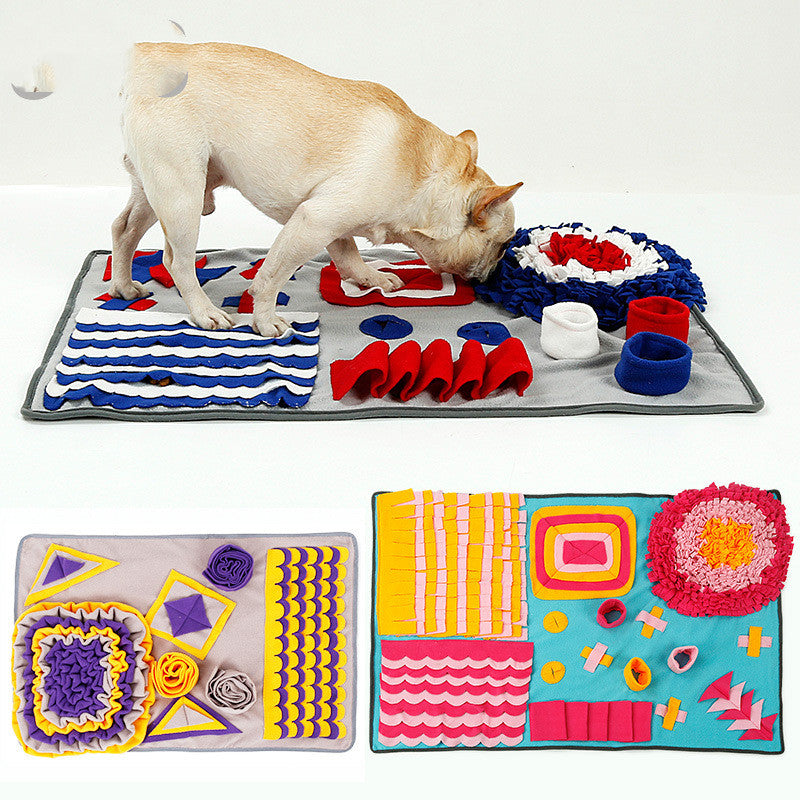 Dog Snuffle Mat Interactive Nose Work Foraging Toy