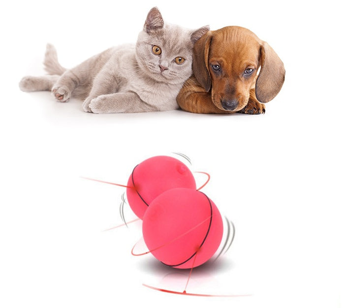 Interactive LED Laser Rolling Ball Toy For Cats