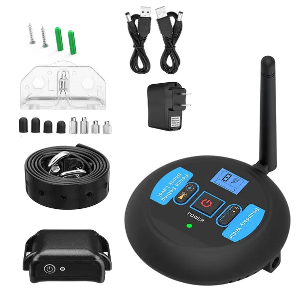 Wireless Electric Dog Fence Boundary Containment Training System