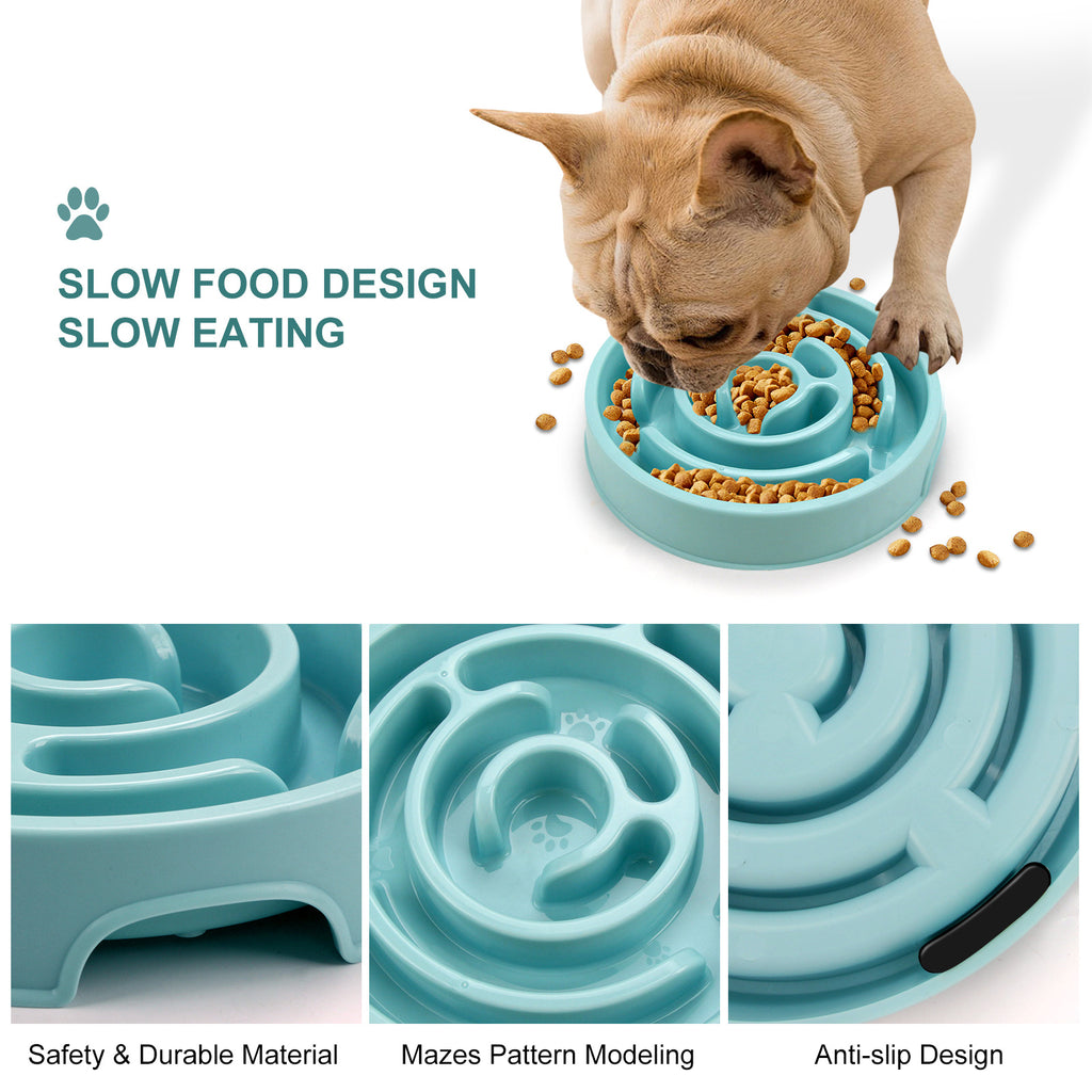Silicone Slow Feeder Dog Bowl Anti-Choking Puzzle
