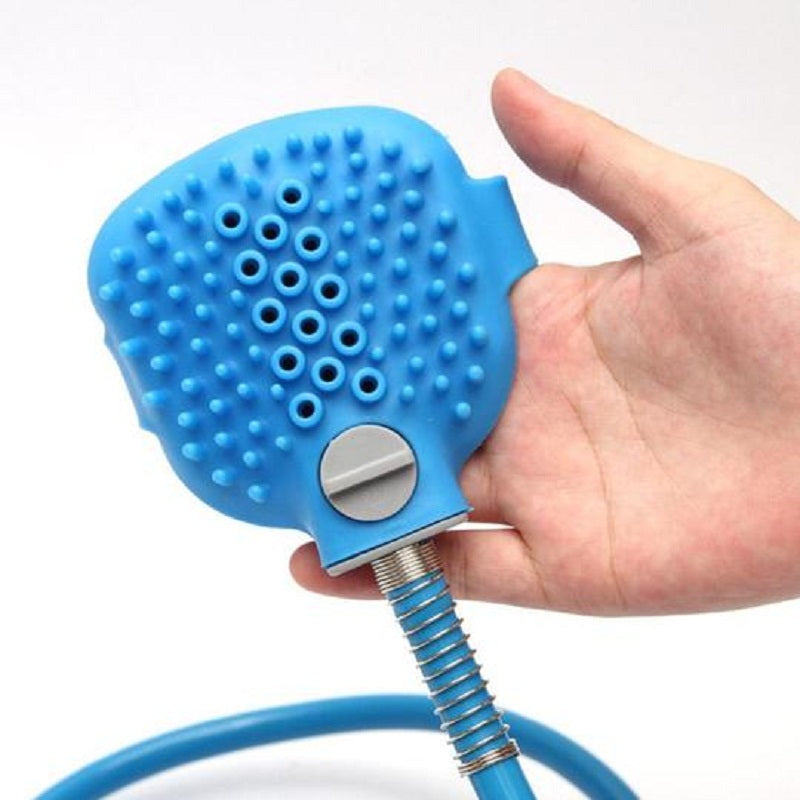 Dog Bath Brush Sprayer With Massage Shower Tool