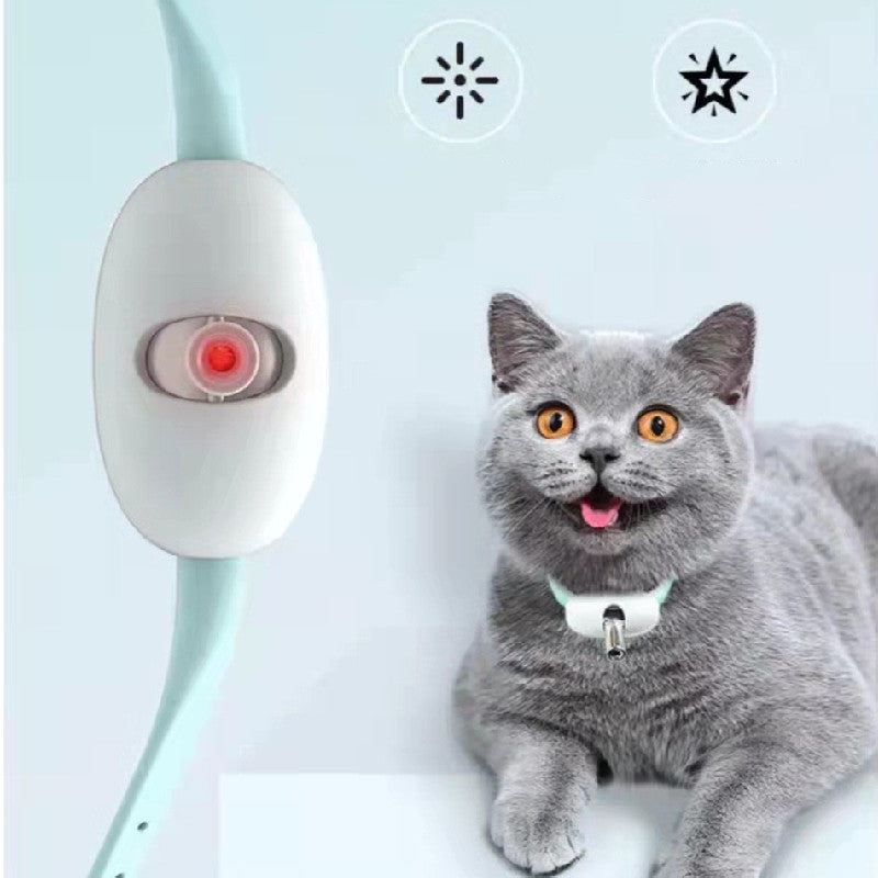 Automatic Laser Collar Toy For Interactive Cat Play