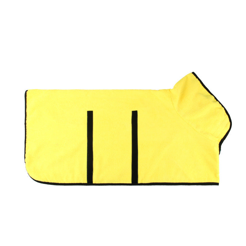 Fast Drying Microfiber Dog Bathrobe For All Sizes