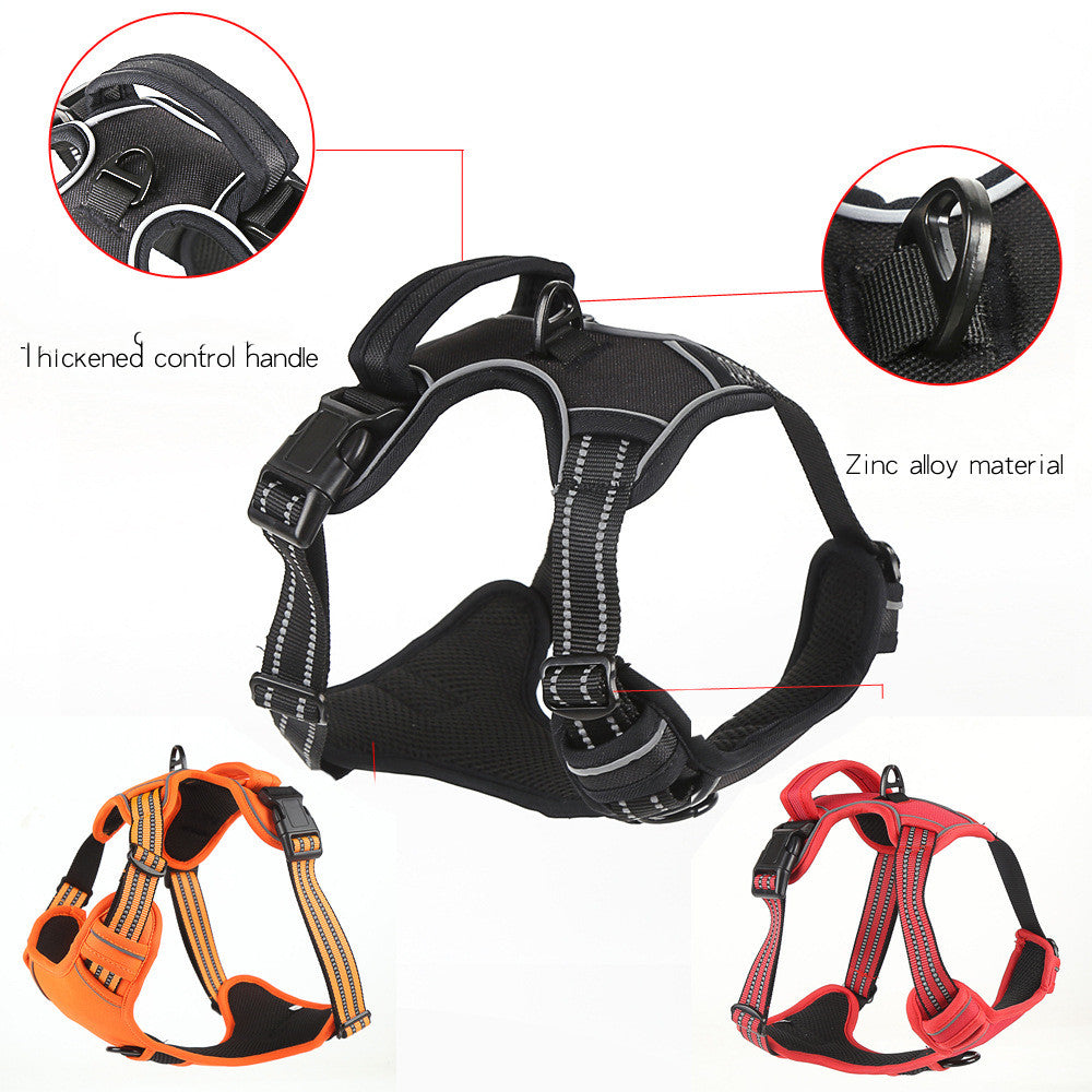 No Pull Reflective Breathable Dog Harness Vest