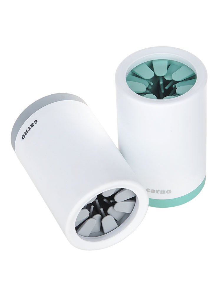 Portable Silicone Pet Paw Cleaner Cup With Soft Comb
