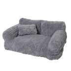 Pet Sofa Bed With Warming And Machine-Washable Cover