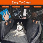 Waterproof Dog Car Back Seat Cover Hammock With Side Flaps