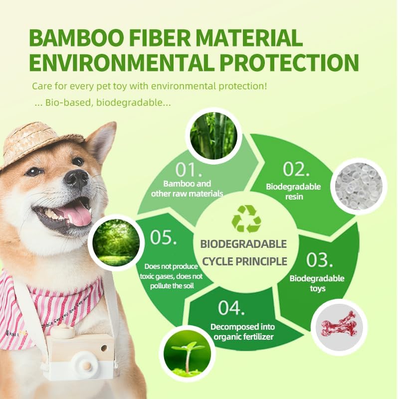 Indestructible Natural Rubber Bone Toy For Aggressive Chewers