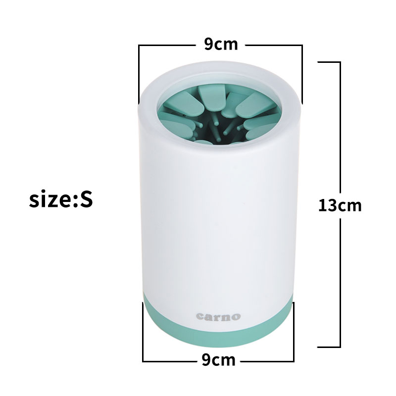 Portable Silicone Pet Paw Cleaner Cup With Soft Comb
