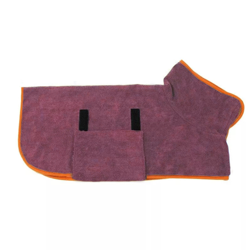 Fast Drying Microfiber Dog Bathrobe For All Sizes