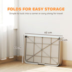 Foldable Dog Pee Pad Holder Litter Box With Disposable Pads