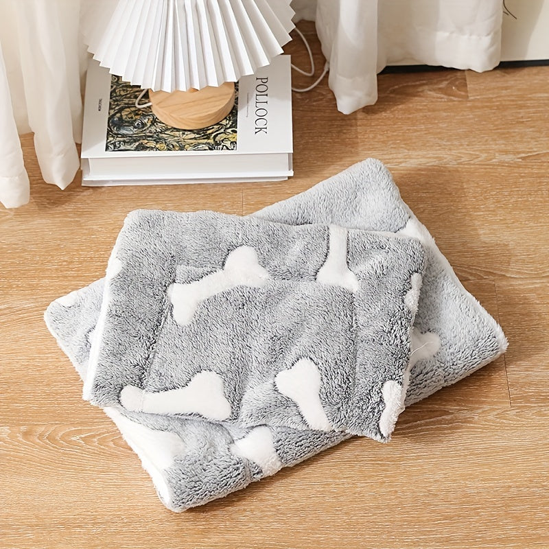 Self-Warming Reversible Fleece Pet Bed Mat All Sizes