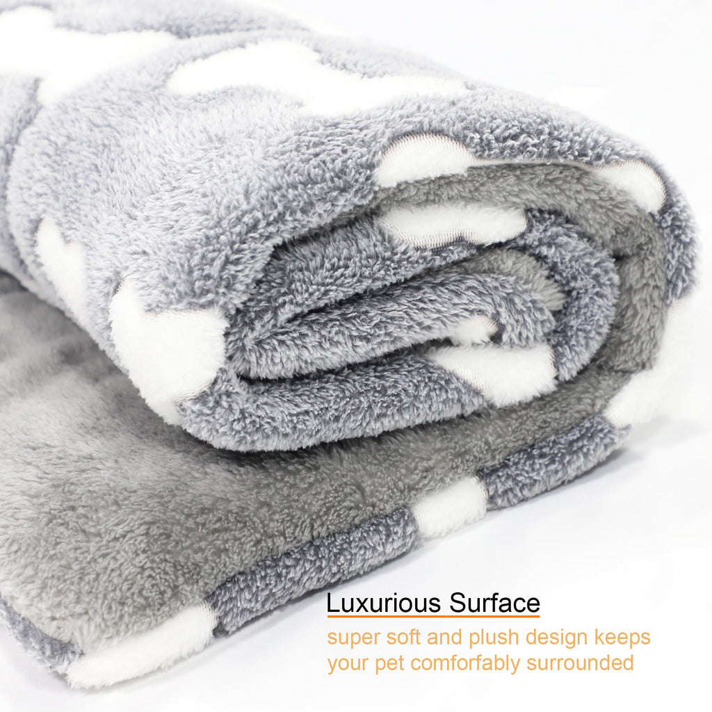 Self-Warming Reversible Fleece Pet Bed Mat All Sizes