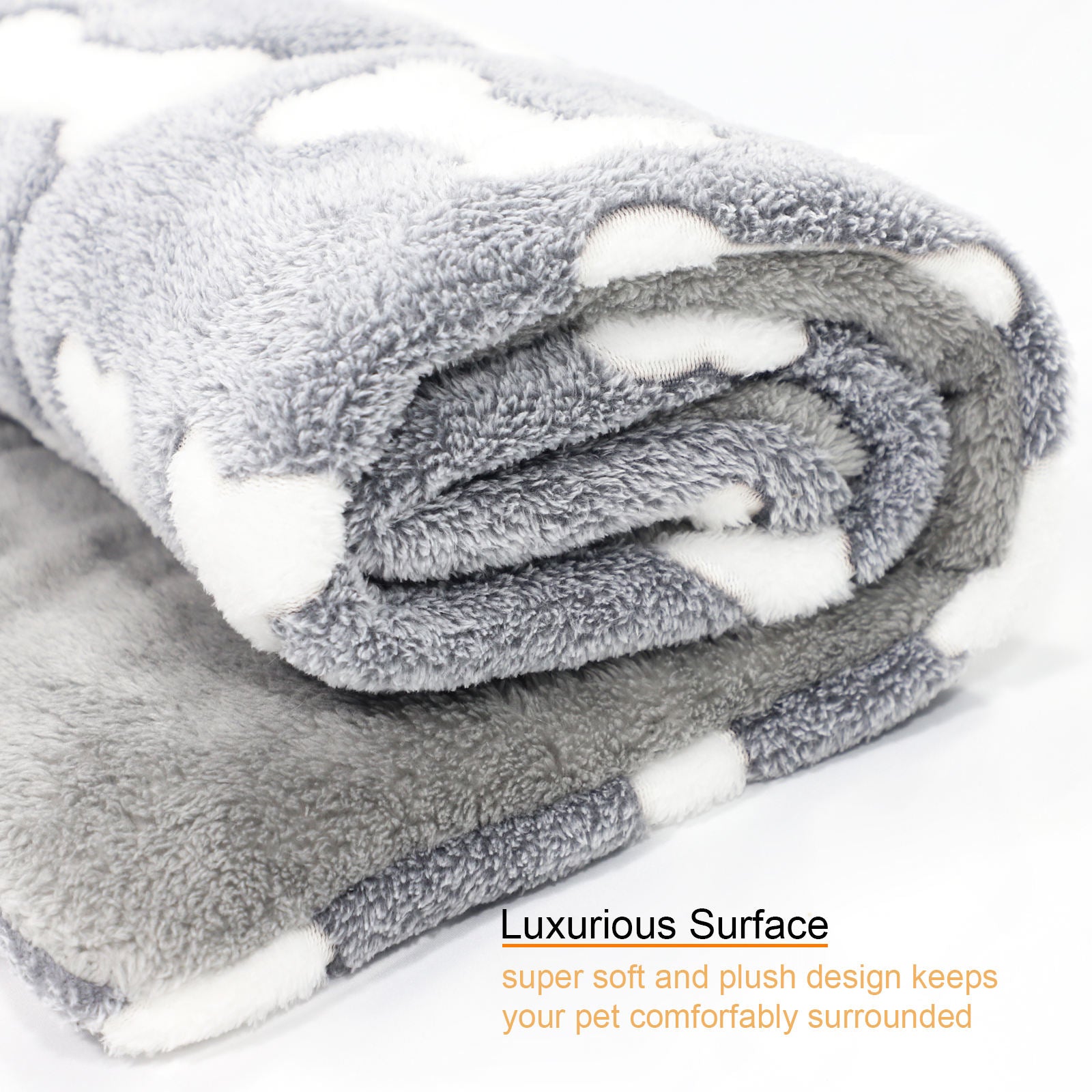Self-Warming Reversible Fleece Pet Bed Mat All Sizes