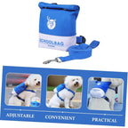 Portable Dog Vest Backpack For Small Dogs Outdoor Travel