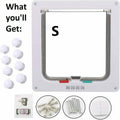 4-Way Locking Pet Door For Dogs And Cats