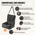 Dog Booster Car Seat For Small Medium Dogs Up To