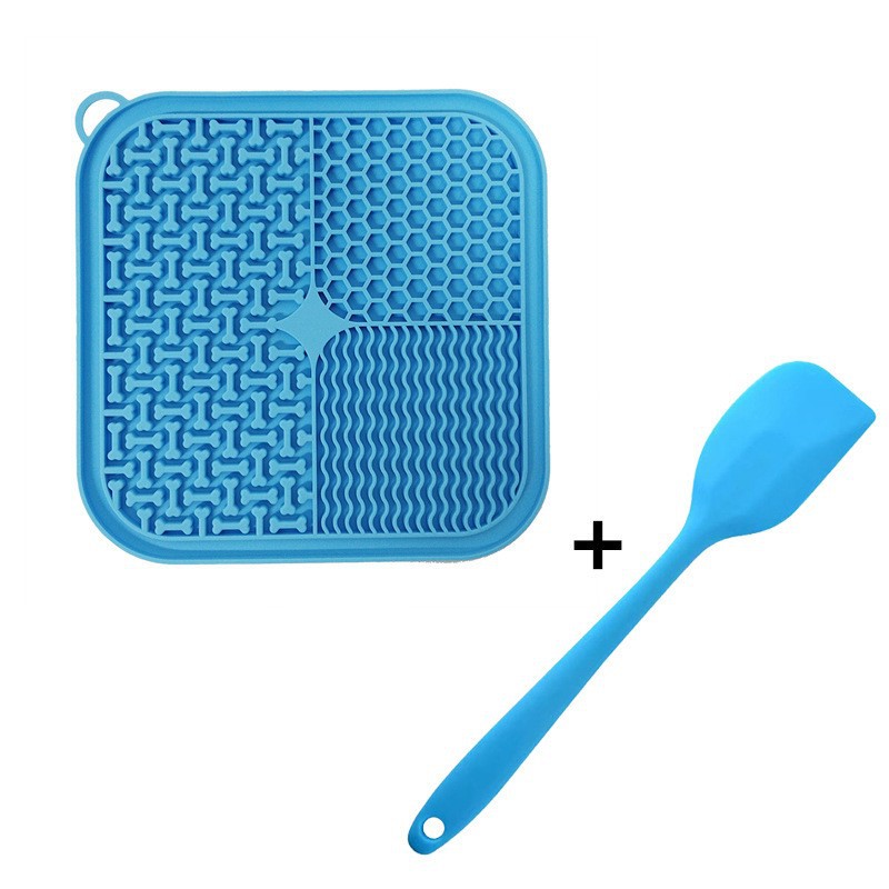 Dog Licking Mat Slow Feeder With Suction Cups Anxiety Relief