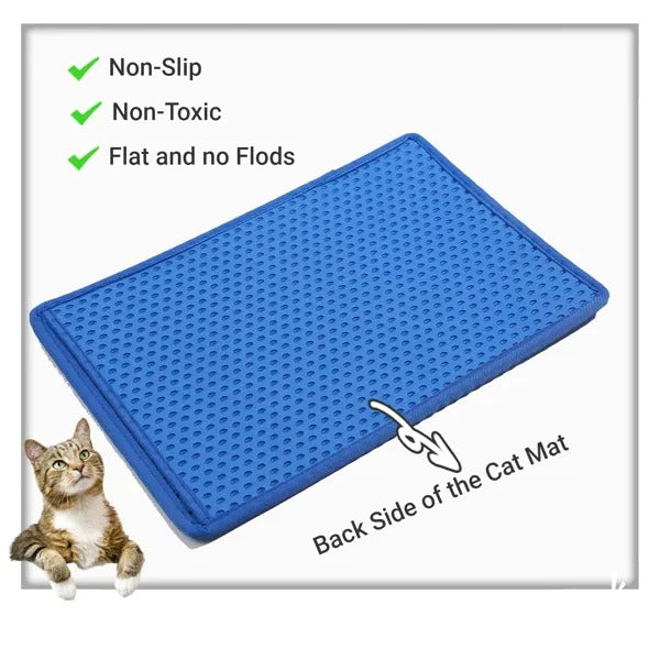 Large Cat Litter Mat Trapping Mat For Litter Boxes