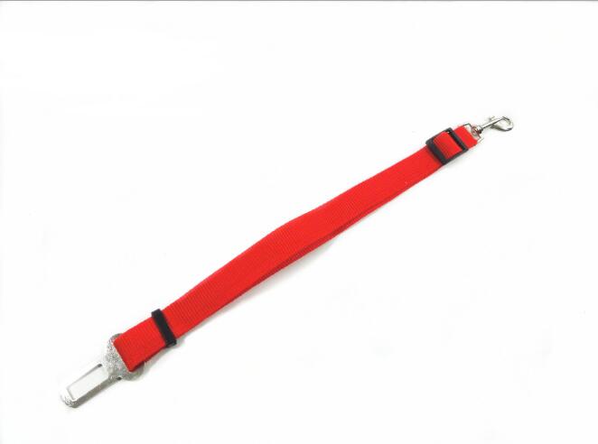 Adjustable Dog Car Safety Seat Belt Travel Restraint Leash
