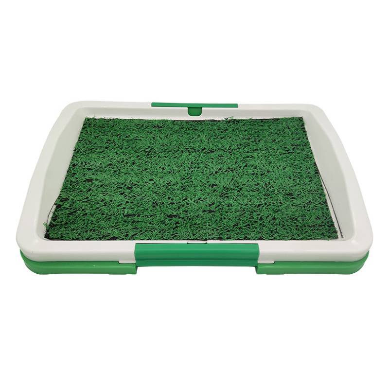 Indoor Dog Grass Patch Potty Trainer Three-Layer Tray