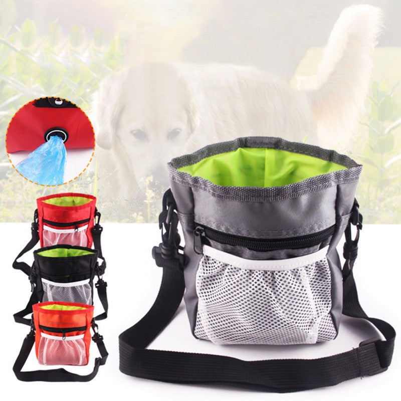 Drawstring Dog Treat Pouch For Training Walks