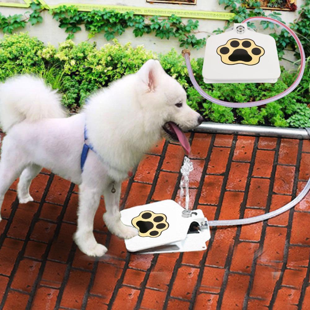 Outdoor Dog Water Fountain With Motion-Activated Flow
