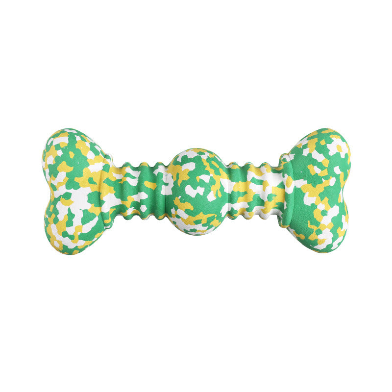 Indestructible Natural Rubber Bone Toy For Aggressive Chewers