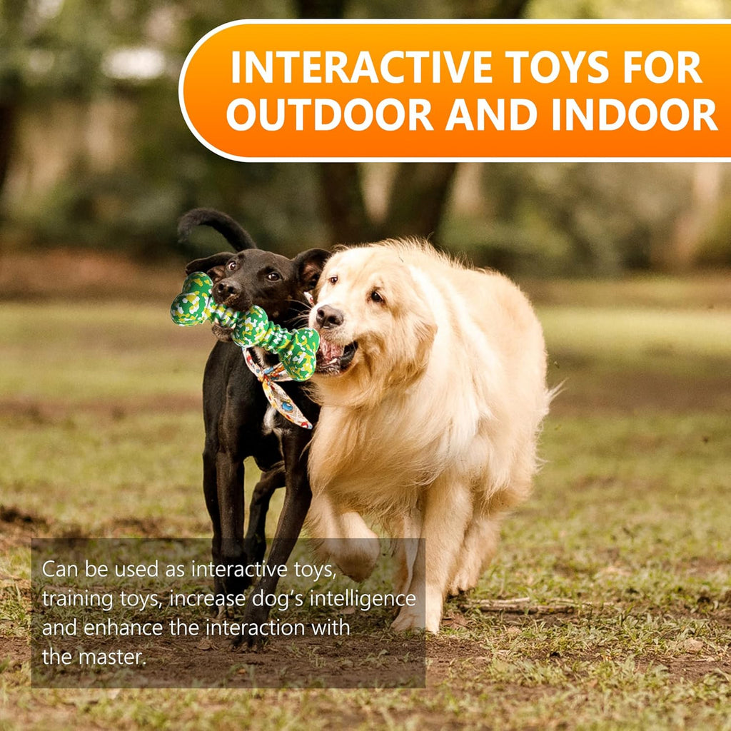 Indestructible Natural Rubber Bone Toy For Aggressive Chewers