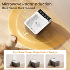Wireless Stainless Steel Automatic Cat Water Fountain 3L