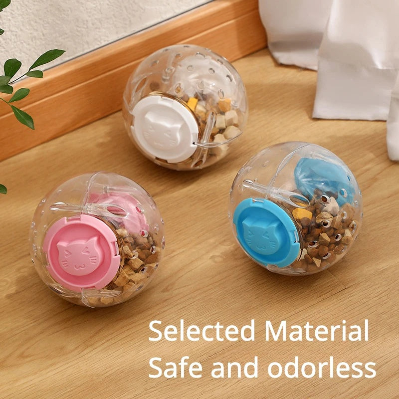 Interactive Slow Feeder Ball Treat Dispenser For Dogs And Cats