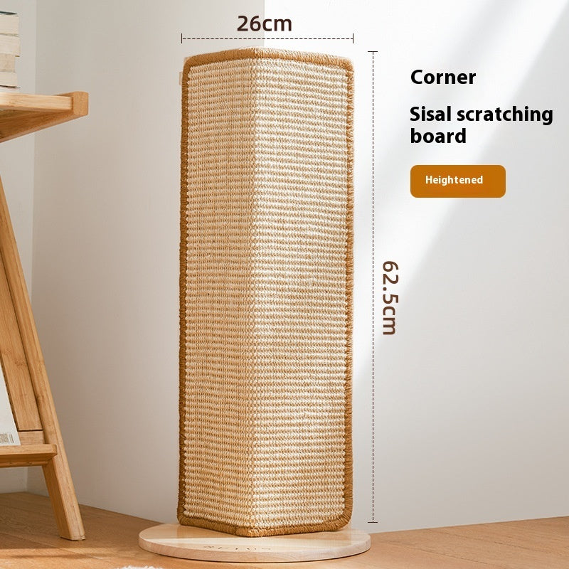 Corner Sisal Cat Scratch Board Wear-Resistant Wall Protector