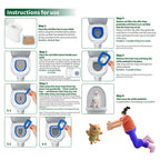 Cat Toilet Training Kit Reusable Litter Mat Trainer