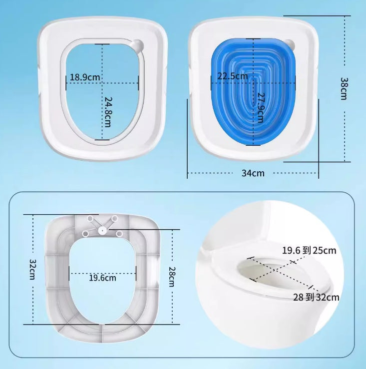 Cat Toilet Training Kit Reusable Litter Mat Trainer