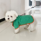 Fast Drying Microfiber Dog Bathrobe For All Sizes